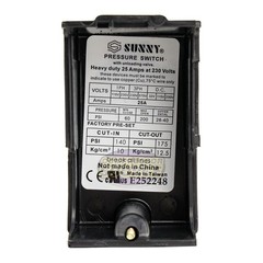 Heavy Duty 25 Amp Air Compressor Pressure Switch Control 140-175 PSI 4 Port