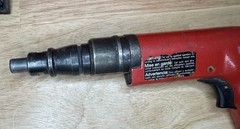 Hilti DX 350 Powder Actuated Concrete Nail Gun Red with Tool Case With Extras