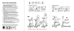 Kicknroll Scooter Kids 3 Years, Children Scooter 2in1 with Seat, Foldable Slide…