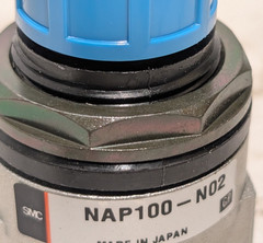 SMC NAP100-N02 AP BP Pneumatic Refleif Regulator 1/4″ NPTF, As Shown
