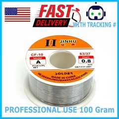 100 Gram 63-37 Tin Rosin Core Solder Wire Electrical Soldering Sn60 Flux 0.8mm