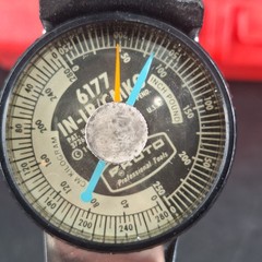PROTO 6177 Dial Measuring Torque Wrench size 3/8″ 0 – 250 Inch – Pounds / CMKG