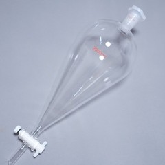 lab glass separatory funnel 2000 ml, 1000 ml, 500 ml, 250 ml, telfon stopcock