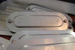 14 CONDUIT BODY COVERS 1-1/4″ & 1-1/2″ E121488