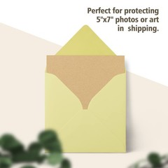 Golden State Art, 50 pack 5×7 Corrugated Cardboard Sheets 5×7, 50-pack