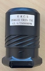 HSK63A ER25-75 (A63) TOOL HOLDER BALANCED 25,000 RPM’s – ALWAYS $1.00 SHIPPING