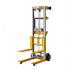 Fixed-Base Lightweight Hand Operated Lift Truck w/Straddle Legs 400lbs Capacity