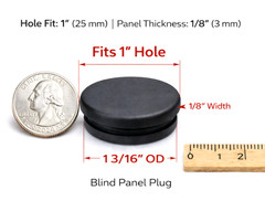 10 Pack Blank Hole Sealing Rubber Grommets Fits 1″ Hole with 1/8″ Groove