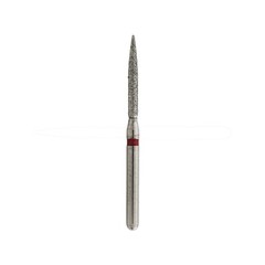 Dental Diamond Burs Flame Fine 863/012F FG Bur High Speed Friction Grip Burr Red