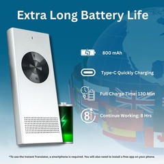 PRO Language Translator Device for Instant Voice 150+ Languages Real Time US