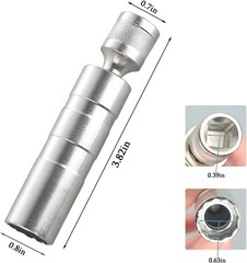 5/8Inch（16mm） Thin Wall Spark Plug Socket,12 Points 3/8″ Drive Spark Plug Soc…