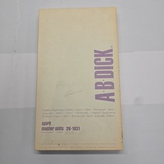 Vintage AB Dick Spirit Master Units 26-1031 Purple Mimeograph Paper 8.5×14 100ct