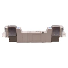 SMC SY3340-5LOZ Double Solenoid Valve 5-Port 3-Position, 24VDC Coil 0.2-0.7MPa