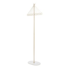?Coat Shelf Metal Clothing Display Rack Entrance Clothing Rack with 10 Hooks