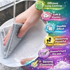 BD Prime Ventures Silver Mesh Dish Cloths 7.87 inches x inches,
