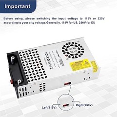 24V DC Power Supply 600W 25A Switching Power Supply Adapater 120Vac to 24Vdc Tra