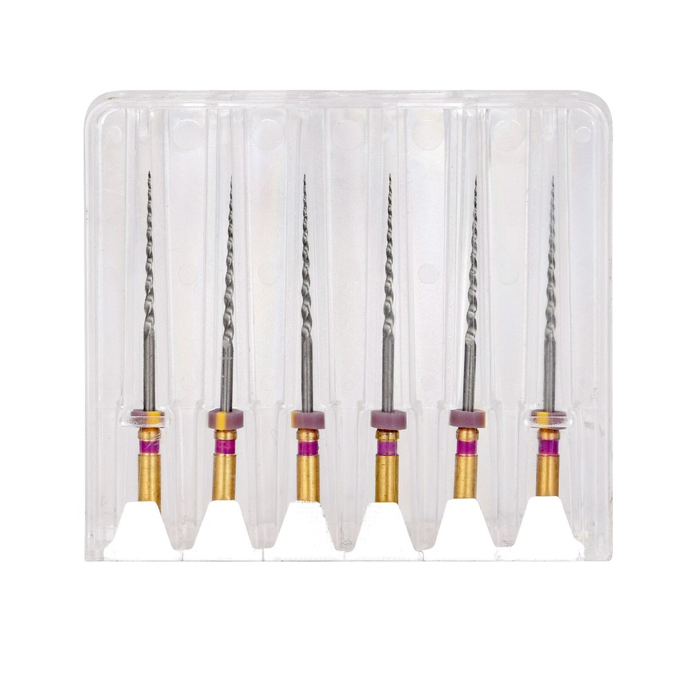 6Files Dental Endo NITI Engine-use Rotary Files Root Canal SX K File 19/21/25mm