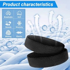 Sweatbands Sport Headbands for Men & Women, 10 Pcs Sweat Head Bands Moisture Wic