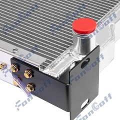 3-Row Aluminum Radiator For John Deere 4050 4055 4250 4255 4450 4455 RE21893