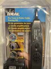 Ideal 33-864 Pro Tone & Probe Cable Tracing Kit RJ11 RJ45 Coax F-Type