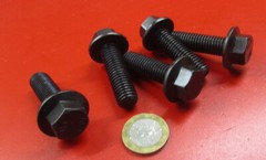 Flange Tap Bolt, Steel 10.9 Metric, FT, M12 x 1.75 x 40 mm Length, 20 Pc