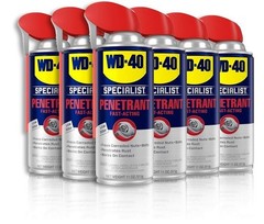 WD-40 Specialist Penetrant with SMART STRAW SPRAYS 2 WAYS, 11 OZ 6-Pack