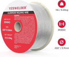 0.035″ Diameter ER4043 Silicon Aluminum Welding Wire – Commercial Grade 1 lb