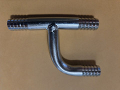 STAINLESS 3/8″ BARBED HOSE “Y” FITTING – Food Grade