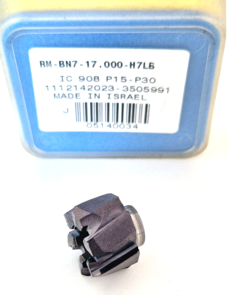 ISCAR RM-BN7-17.000-H7LB IC908 1pcs. Interchangeable Solid Carbide Reaming Heads