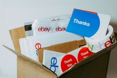 39 Ebay Branded Shipping Supplies STARTER KIT Box Large Poly Tape Tissue Postcar