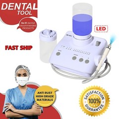 Dental Ultrasonic Piezo Scaler LED Handpiece 2*Bottle Cavitron f/ EMS WOODPECKER