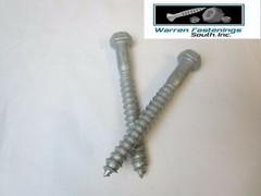 10 Hex Head 1/2 x 12″ Lag Bolts Hot Galvanized Wood Screws