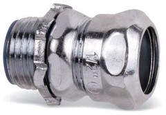T&B 5423, 1-1/4″, Steel, Insulated, Compression, EMT Conduit Connector, 1 pc