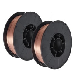 2 Pack ER70S-6 .030″ (0.8mm) Mild Steel MIG Welding Wire 11-lb Roll Wire
