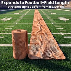 Honeycomb Packing Paper 12″ x 230ft Roll, Expandable Bubble Cushioning Wrap f…