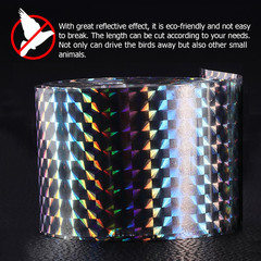 XPCARE Bird Scare Tape Ribbon – 350Ft X 2In Reflective Tape Rainbow Tape Product