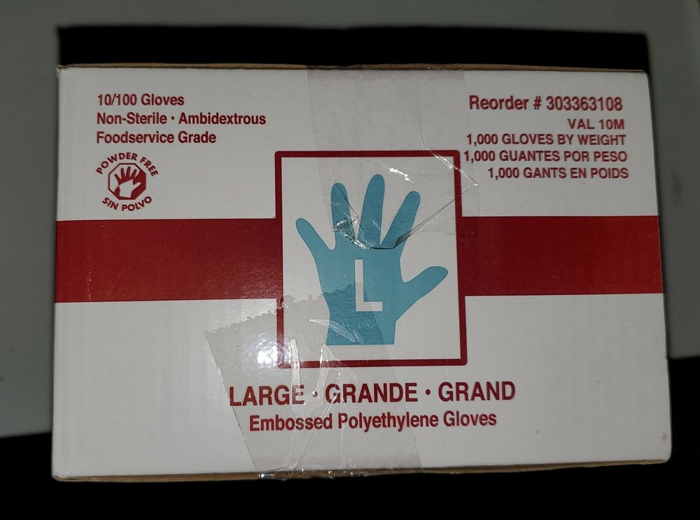 ValuGards polyethylene gloves