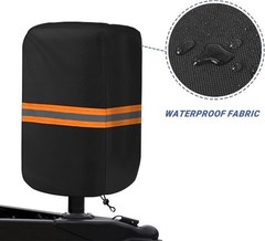Tongue Jack Cover Universal RV Electric Tongue Trailer 18″H x 7.5″W x 9″D Black