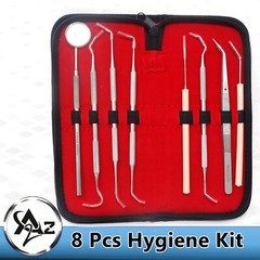 Dental Tools Set Dentist Teeth Kit Oral Clean Probe Stainless Steel Picks GERMAN