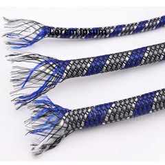 4/8/12MM Braided Soft PP Cotton Yarn + PET Expandable Sleeving Cable Wire Sheath