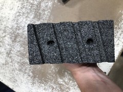 (1/ONE) Made In The USA HR-252 Concrete Rub Brick 20 Grit Silicon Carbide 6″x3