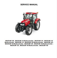 Case IH Maxxum 100 Service Manual FREE SHIPPING