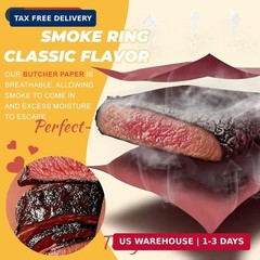 PH PERKHOMY Pink Butcher Paper Roll 18″ x 1440″ (120′) for Smoker BBQ Grilling S