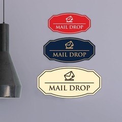 Signs ByLITA Victorian Mail Drop Durable Plastic | Easy Installation | Elegan…