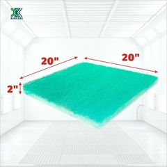 Paint Spray Booth Exhaust Filter 20″x20″x2″ 100/Case Bodyshop