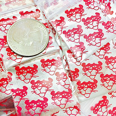 BaggiesSince1987 – 125125 ZipSeal BAGS 100PCS MIX DESIGN METALLIC P, 👀Details🔽