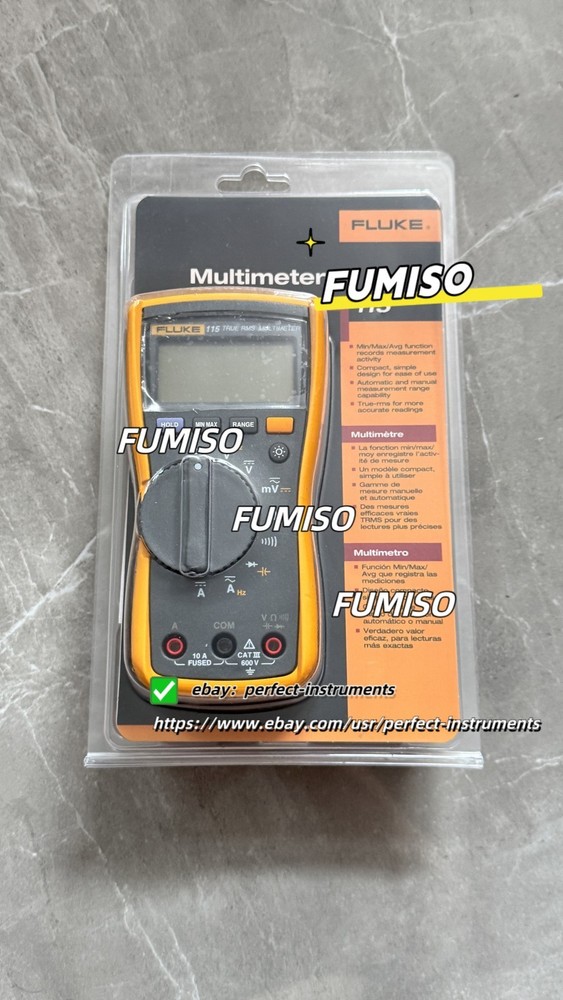 Fluke 115 Field True RMS Digital Multimeter#per