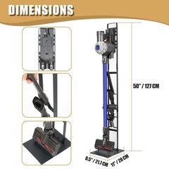 BRIGHTSHOW Vacuum Stand for Dyson V15 V11 V10 V8 V7 V6 Stable Metal Storage