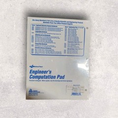 National Computation Pad 5 x 5 Quad Ruling and Unruled 8.5″ x 11″ 100 Sheets