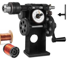 Coil Winding Machine Hand Winder 1/16″-1/2″ with Counter for Motor & Guitar Coil